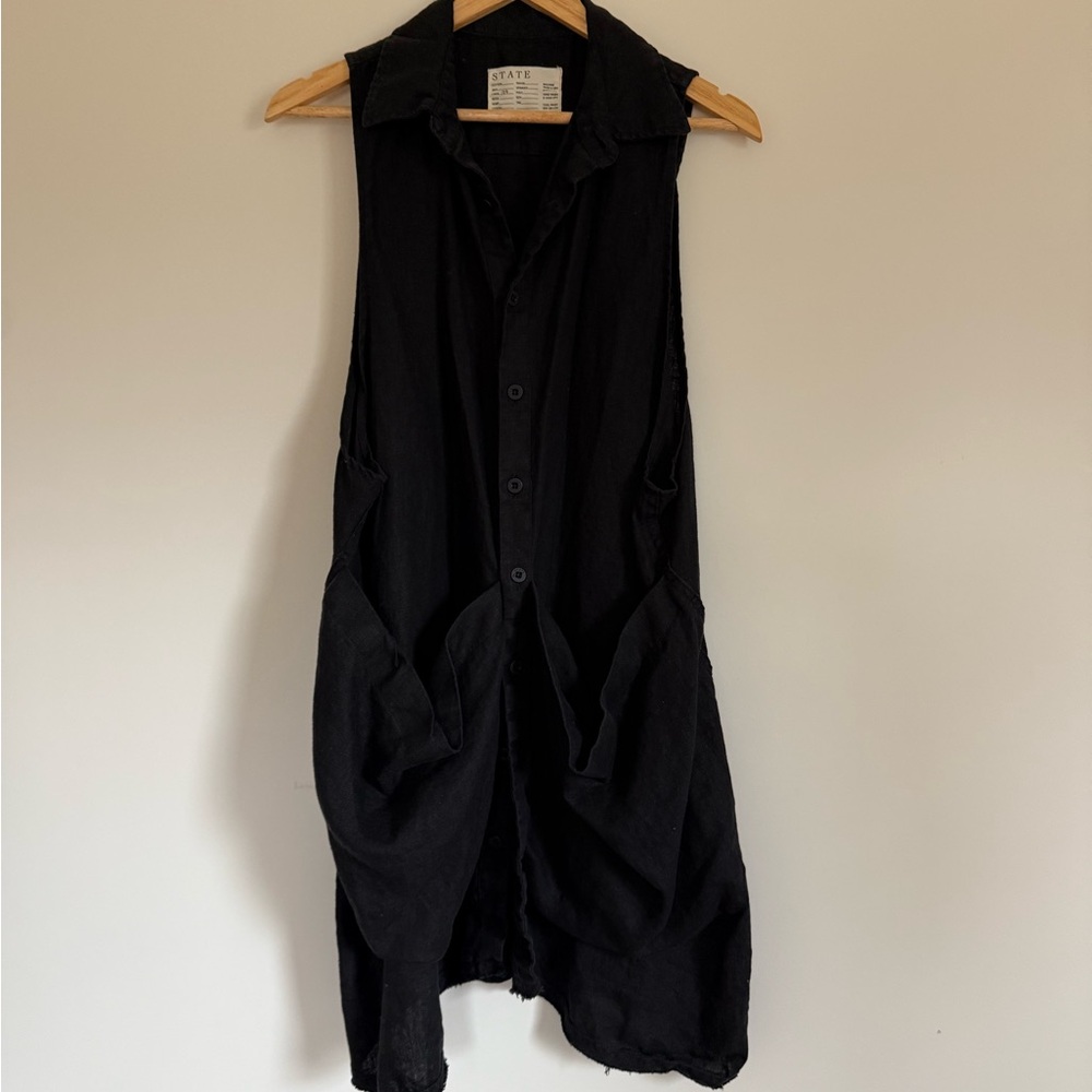 STATE the Label Linen Vest